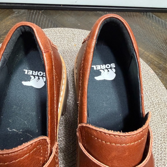 Sorel Joan Now City Loafers with Lug Sole Women SZ 8- Box 16 - Picture 5 of 7
